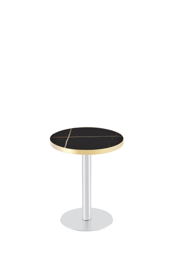 SONNENH Sidebord, MDF, Sort, 60 × 60 × 74 cm