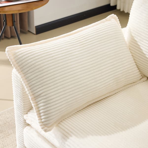 SONNENH Modern minimalistisk 2-sits soffa, bekväm och rymlig, lämplig för vardagsrum/sovrum