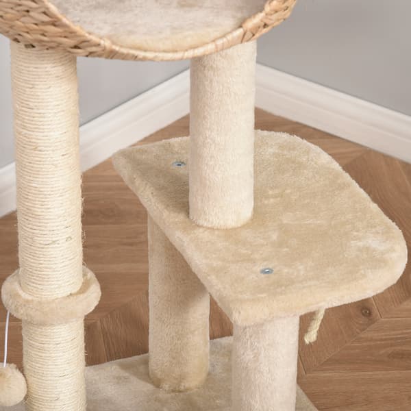 SONNENH Kradsestativ, MDF, Beige, 48 × 40 × 100 cm