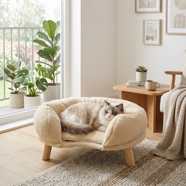 SONNENH XPT044 Beige kattsoffa Beige kattsoffa