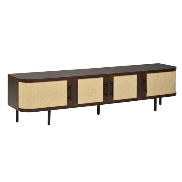 SONNENH TV-bord, MDF, Valnød, 120 × 40 × 82 cm
