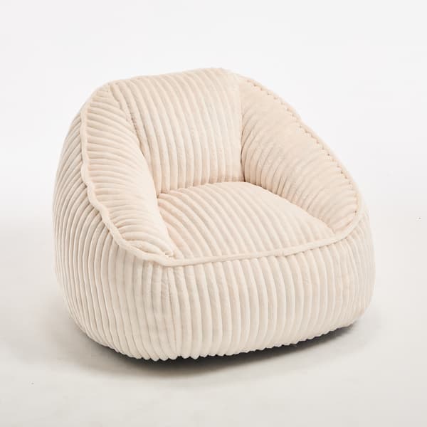 SONNENH Sittsäck, Chenille, Beige, 98 × 92 × 73 cm