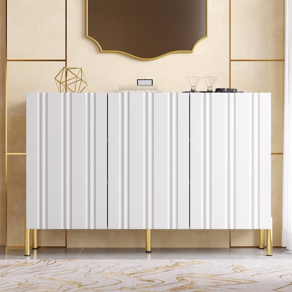 SONNENH Skoskab, MDF / Spånplade, Hvid, 120 × 35,5 × 80 cm