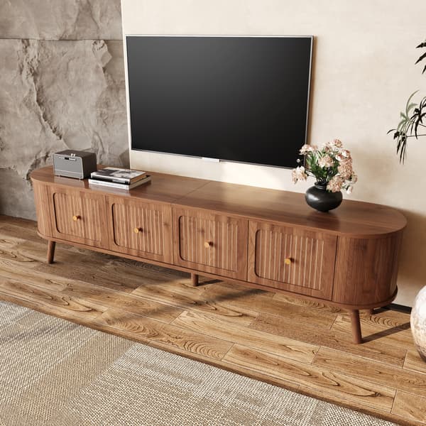 SONNENH TV-bord, MDF / Spånplade, Valnød, 180 × 38 × 47 cm