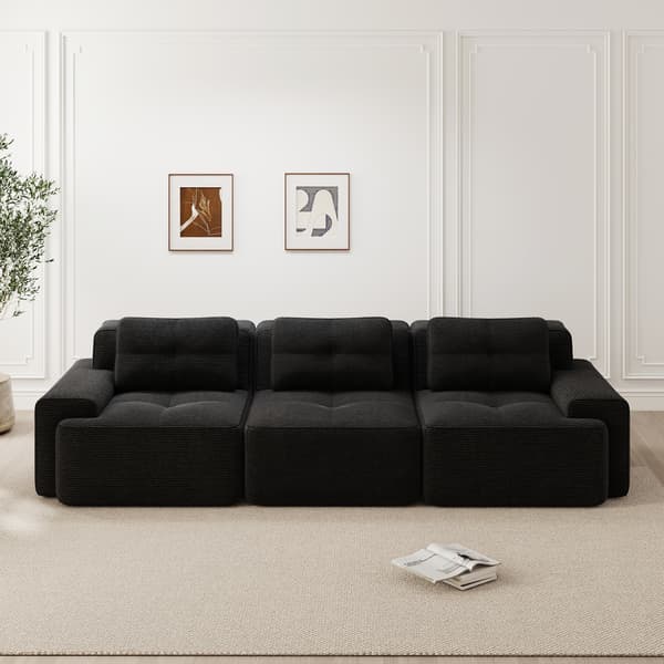 SONNENH Cloud Modular Sofa Boneless Sofa, Modular Corner Sofa, Overdimensioneret Modular Cloud Sofa, Komfortabel Corduroy Cloud Sofa Sofa