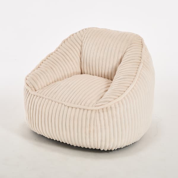 SONNENH Sittsäck, Chenille, Beige, 98 × 92 × 73 cm