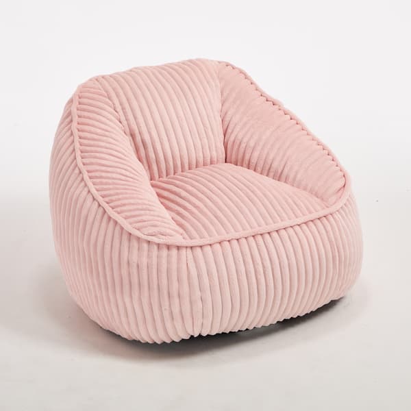 SONNENH Sækkestol, Chenille, Lyserød, 98 × 92 × 73 cm
