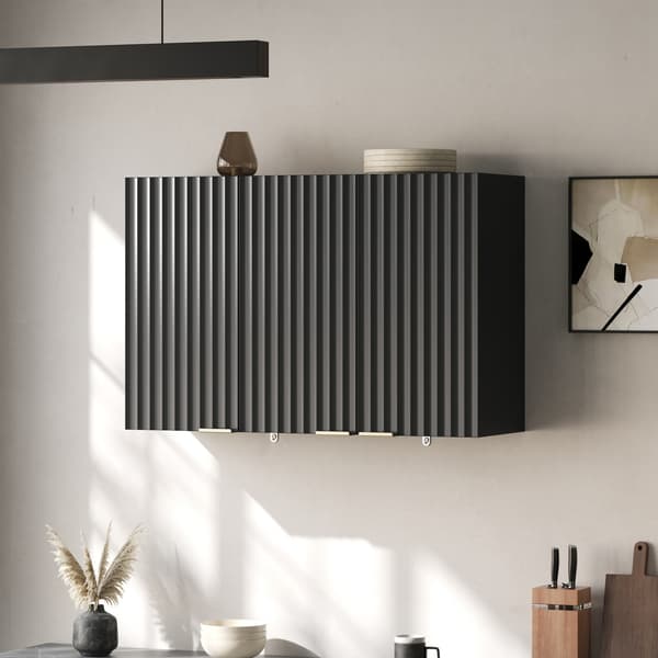 SONNENH Köksskåp, MDF, Svart, 90 × 29 × 60 cm