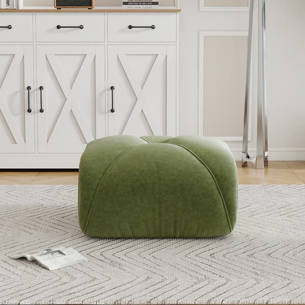 SONNENH Elowin Ottoman Chenille Grön