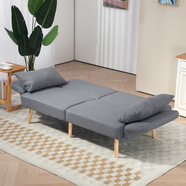 SONNENH Sovesofa, Polyester, Grå, 170 × 83 × 80 cm