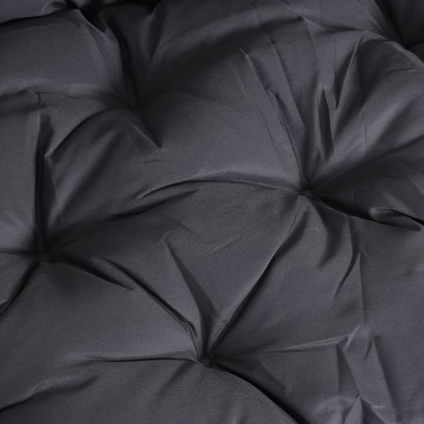 SONNENH Sittdyna, Polyester, Mörkgrå, 98 × 100 × 8 cm
