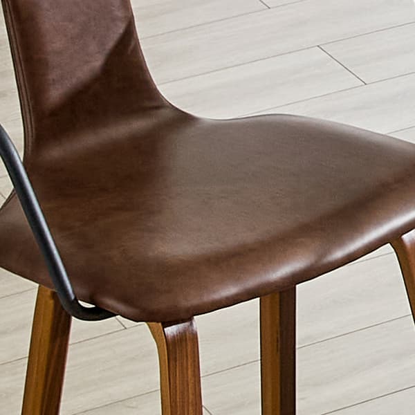 SONNENH Barstol – set med 2, Trä, Brun, 54,7 × 44 × 88 cm