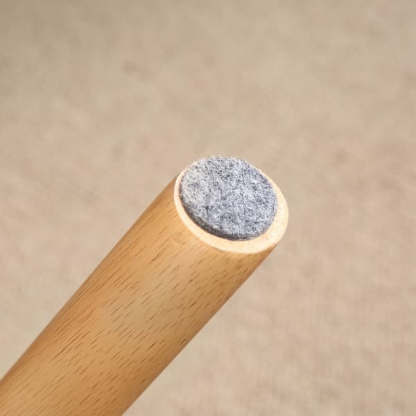 SONNENH Fotpall, Polyester, Ljusgrå, 67 × 45 × 38 cm
