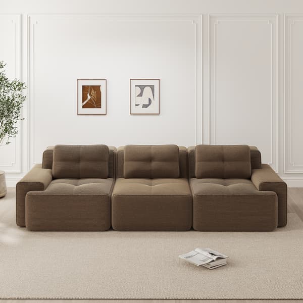 SONNENH Cloud Modular Sofa Boneless Sofa, Modular Corner Sofa, Overdimensioneret Modular Cloud Sofa, Komfortabel Corduroy Cloud Sofa Sofa