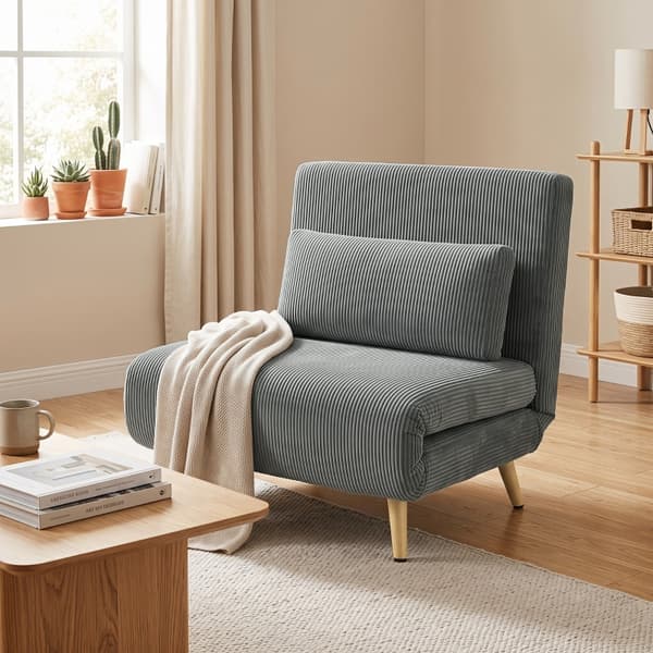 SONNENH Bäddsoffa, Polyester, Mörkgrå, 90 × 75 × 84 cm