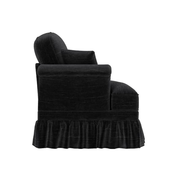 SONNENH Windsor-soffa LSF Chenille med 1 kudde - Svart