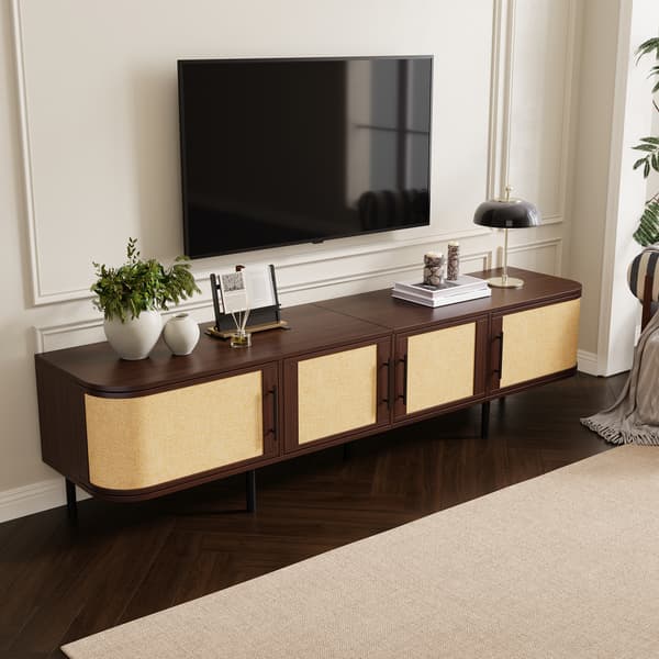 SONNENH TV-bord, MDF, Valnød, 180 × 40 × 45 cm