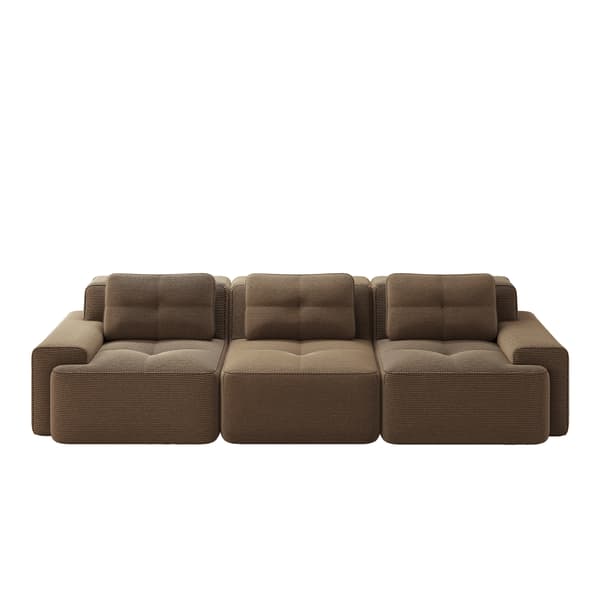 SONNENH Cloud Modular Sofa Boneless Sofa, Modular Corner Sofa, Overdimensioneret Modular Cloud Sofa, Komfortabel Corduroy Cloud Sofa Sofa