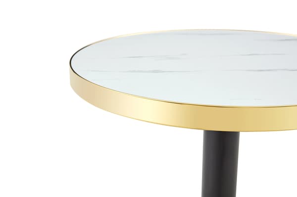 SONNENH Sidobord, MDF, Vit, 60 × 60 × 74 cm