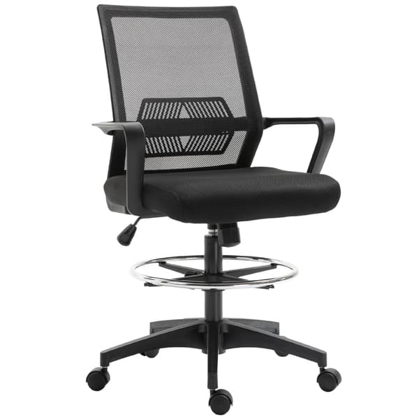 SONNENH Kontorstol, Plast, Sort, 64 × 59 × 124 cm