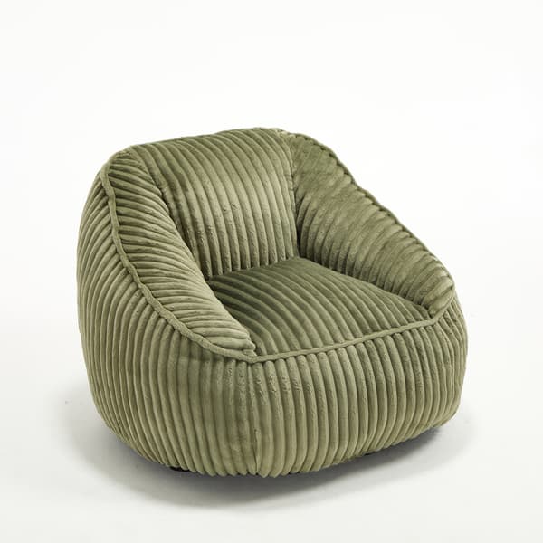 SONNENH Sittsäck, Chenille, Smaragdgrön, 98 × 92 × 73 cm