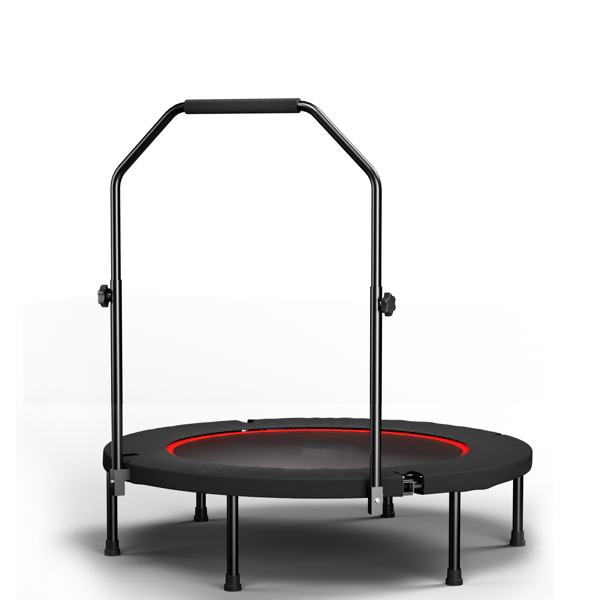 SONNENH 101cm Foldning trampoline med håndtag - Premium Elastisk - Sort