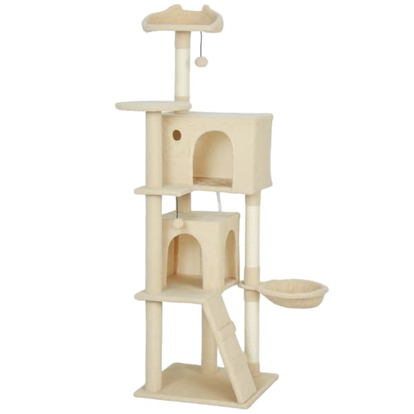 SONNENH Kradsestativ, Polyester, Beige, 48 × 48 × 160 cm