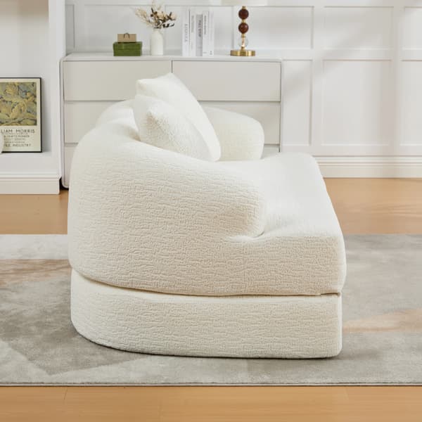 SONNENH Bäddsoffa, Chenille, Beige, 157 × 84 × 65 cm