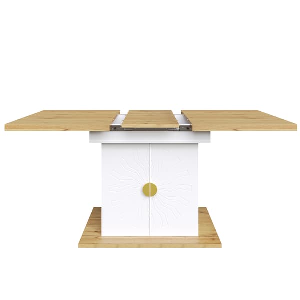 SONNENH Matbord, MDF, Vit, 110 × 70 × 76,5 cm