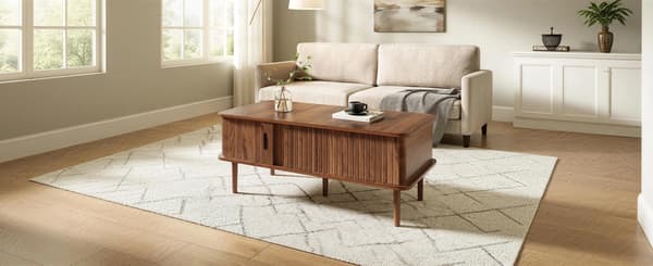 SONNENH Soffbord, MDF, Valnöt, 100 × 48 × 55,5 cm