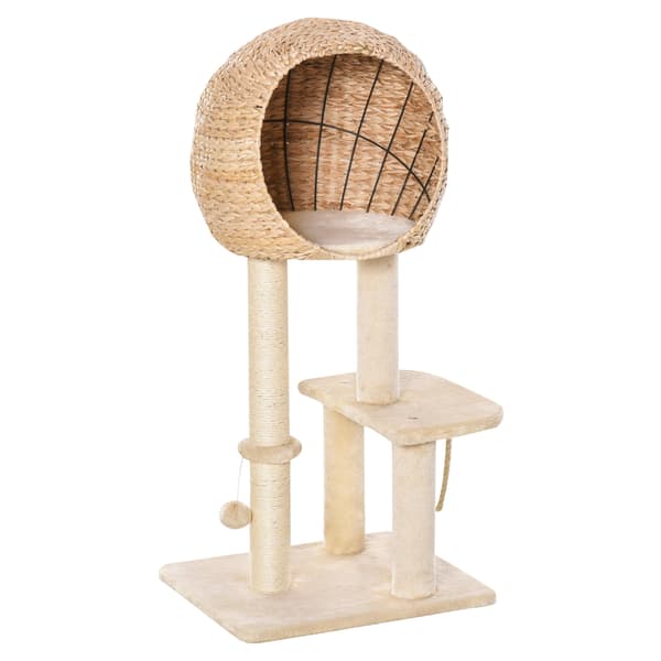 SONNENH Kradsestativ, MDF, Beige, 48 × 40 × 100 cm