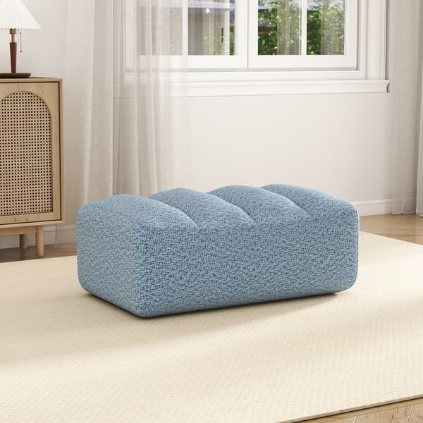 SONNENH Brravo Ottoman Granular Fleece-Blue