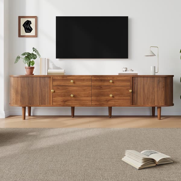 SONNENH TV-bord, MDF / Spånplade, Valnød, 180 × 35 × 50 cm