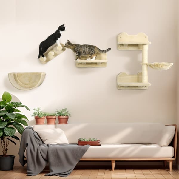 SONNENH Kradsestativ, Spånplade, Beige, 40 × 28 × 73 cm