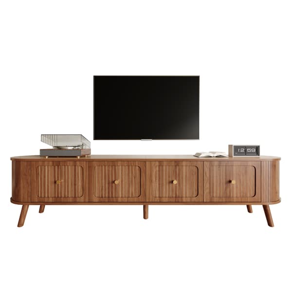 SONNENH TV-bord, MDF / Spånplade, Valnød, 180 × 38 × 47 cm