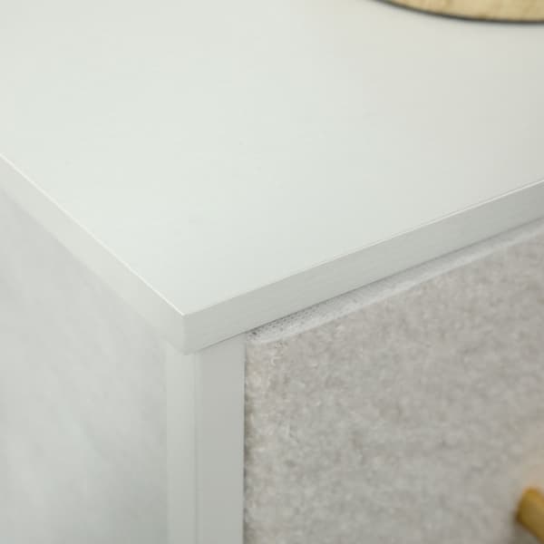 SONNENH Byrå, Polyester, Krämvit, 100 × 30 × 99 cm