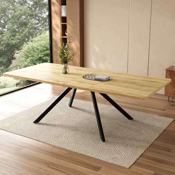 SONNENH Spisebord, MDF, Eg, 240 × 90 × 74,5 cm