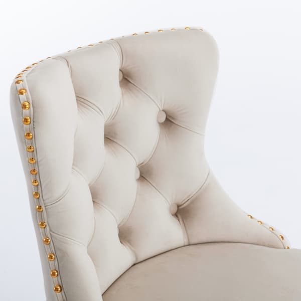 SONNENH Köksö, Sammet, Beige, 46 × 46 × 115 cm