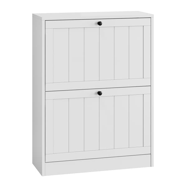 SONNENH Skoskab, MDF / Spånplade, Hvid, 60 × 24 × 80 cm