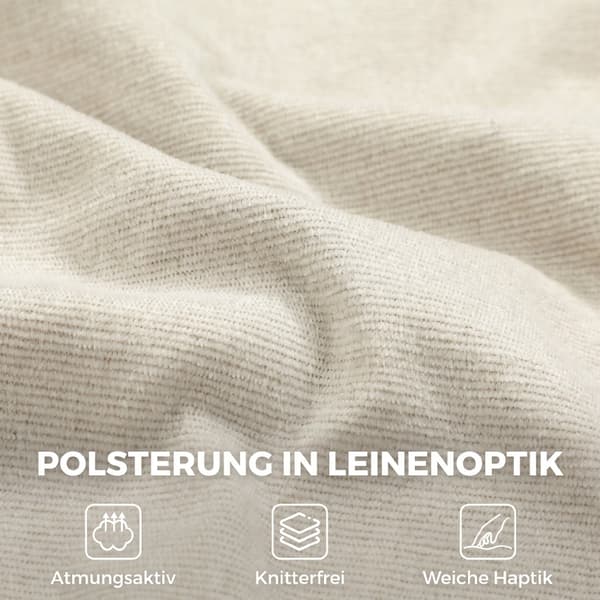 SONNENH Gungstol, Polyester, Krämvit, 106 × 67 × 92 cm
