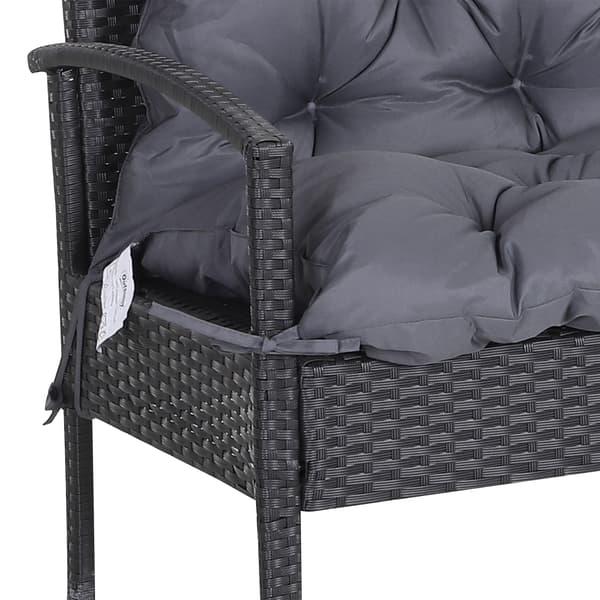 SONNENH Sittdyna, Polyester, Mörkgrå, 98 × 100 × 8 cm