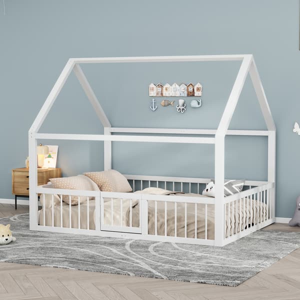 Barnsäng, 140 x 200 cm, vit