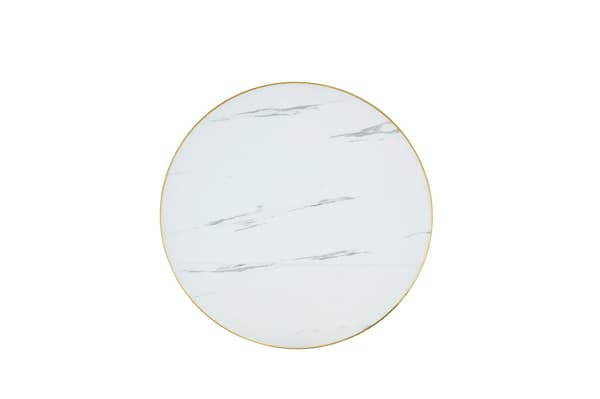 SONNENH Sidebord, MDF, Hvid, 60 × 60 × 74 cm