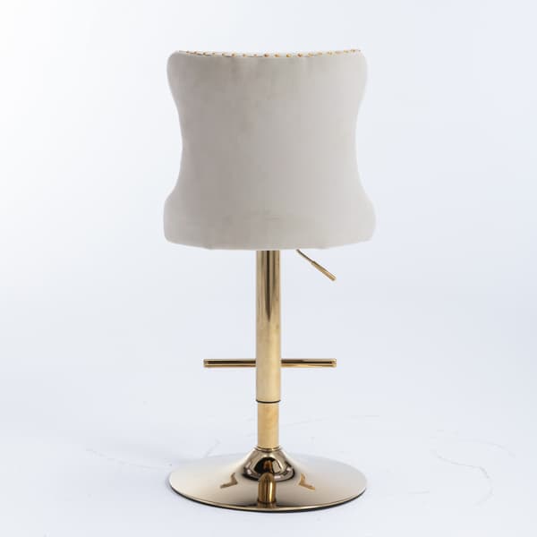 SONNENH Köksö, Sammet, Beige, 46 × 46 × 115 cm