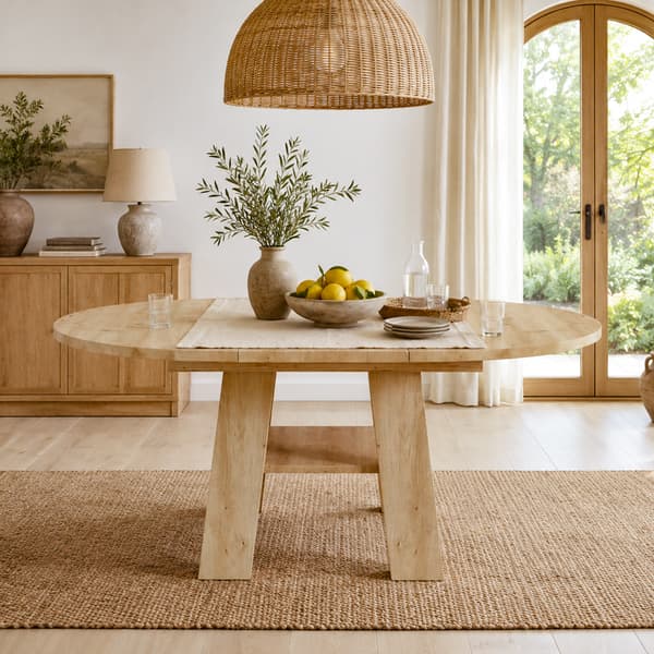 SONNENH Spisebord, MDF, Eg, 150 × 110 × 75 cm