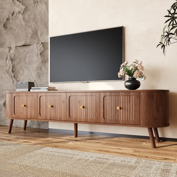 SONNENH TV-bord, MDF / Spånplade, Valnød, 180 × 38 × 47 cm