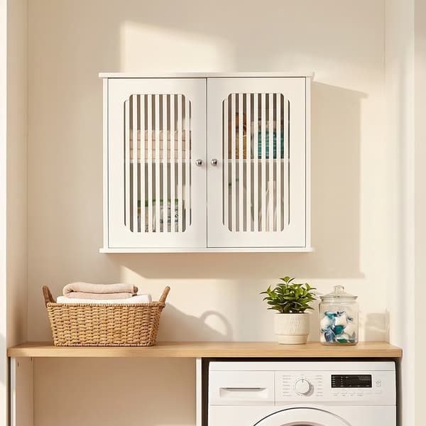 SONNENH Opbevaringsskab, MDF / Spånplade, Hvid, 60 × 20 × 52 cm