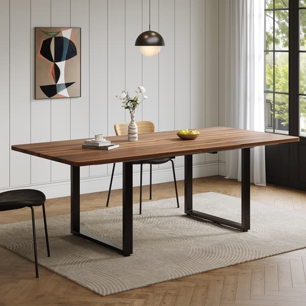 SONNENH Matbord, MDF, Valnöt, 220 × 80 × 75 cm
