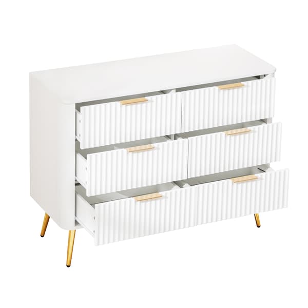 SONNENH Kommode, MDF, Hvid, 105 × 40 × 80 cm