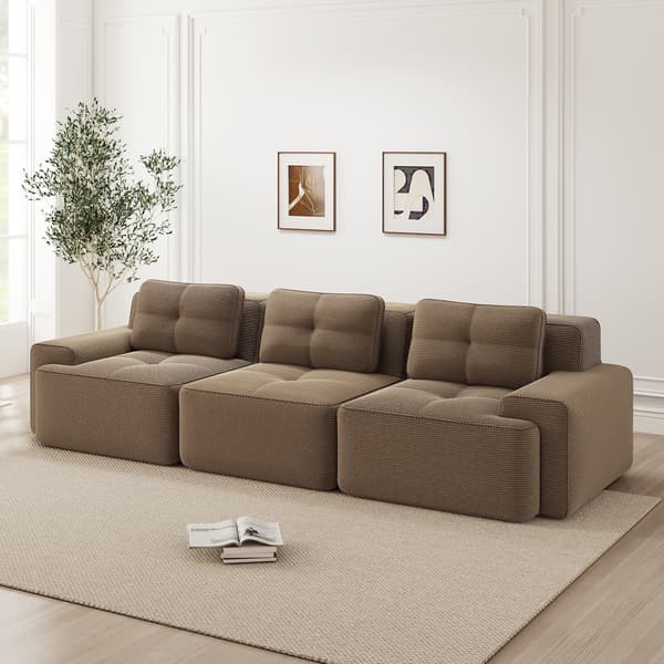SONNENH Cloud Modular Sofa Boneless Sofa, Modular Corner Sofa, Overdimensioneret Modular Cloud Sofa, Komfortabel Corduroy Cloud Sofa Sofa